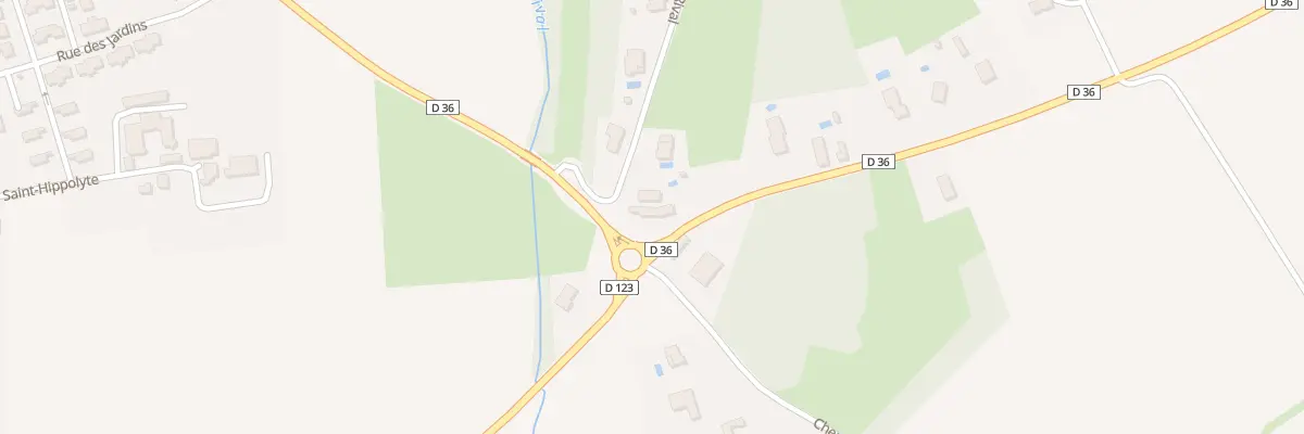 Plan du 50 Mte du Rival à Chuzelles
