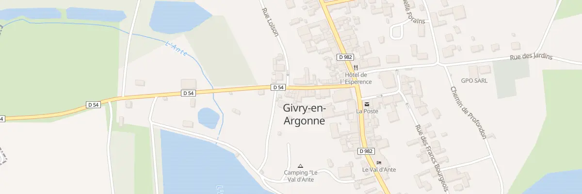 Plan du 5109 Rue de Champagne à Givry-en-Argonne