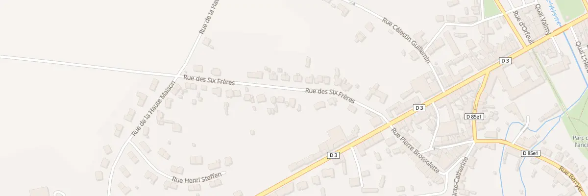 Plan du 14 Rue des 6 Freres à Sainte-Menehould