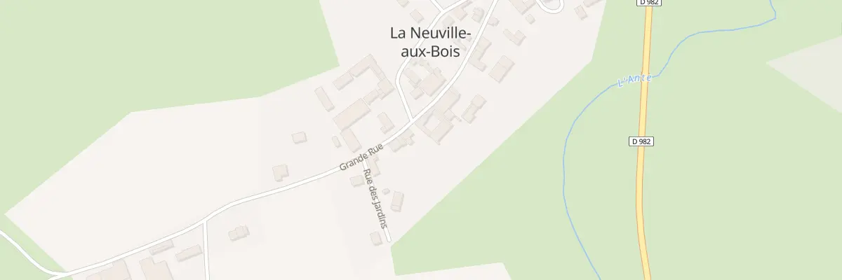 Plan du 17 Gr Grande Rue à La Neuville-aux-Bois