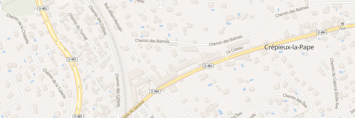 Plan du 6 Che des Balmes à Rillieux-la-Pape