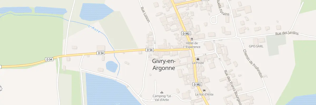 Plan du 15 Rue de Champagne à Givry-en-Argonne