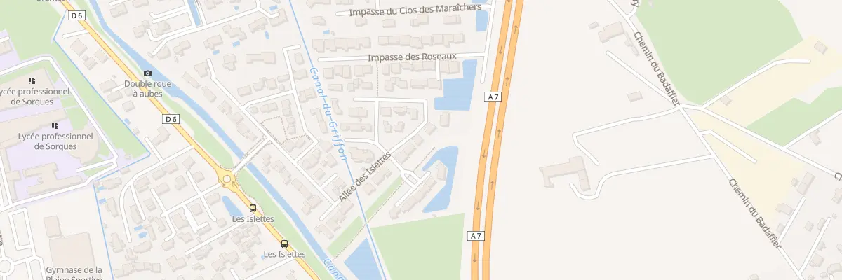 Plan du 254 All des Islettes à Sorgues