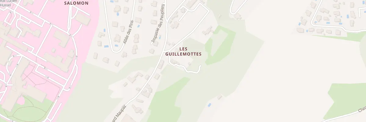 Plan du 9 Imp des Guillemottes à Vienne