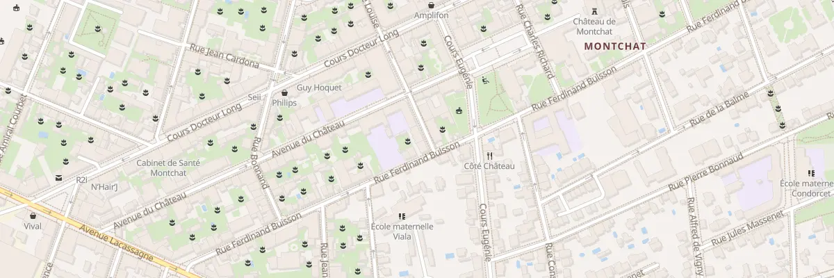 Plan du 18 Rue Louise à Lyon 3e Arrondissement