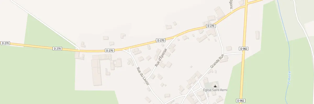 Plan du 4 Rue d’Epense à La Neuville-aux-Bois