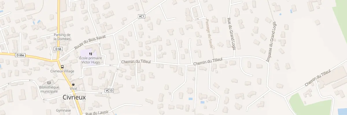 Plan du 41 Imp des Trouillères à Civrieux