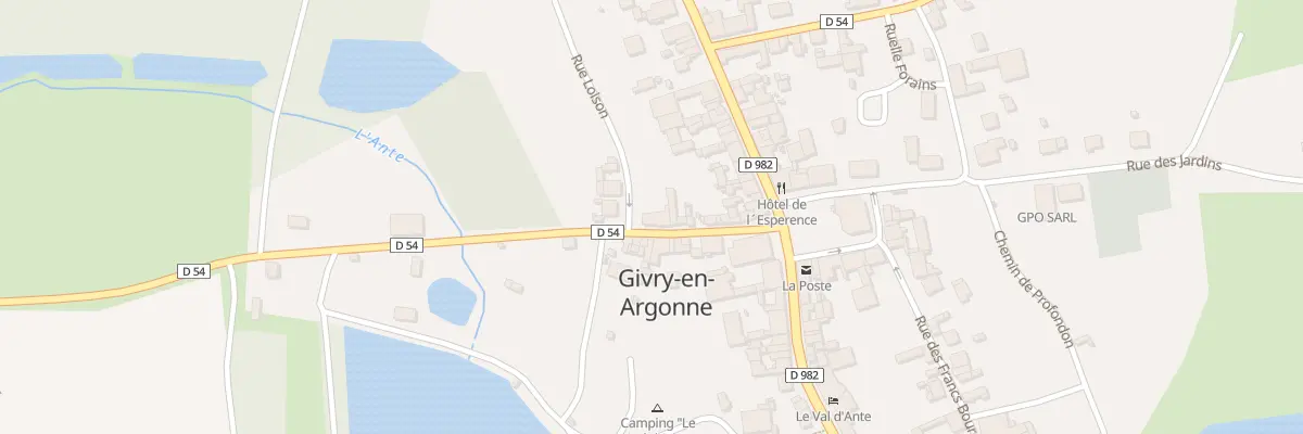 Plan du 12 Rue de Champagne à Givry-en-Argonne