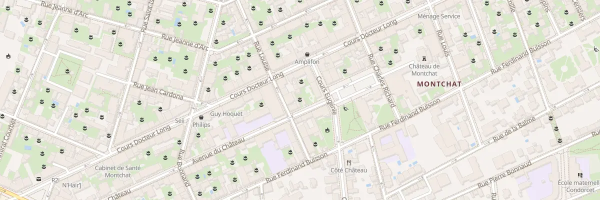 Plan du 39 Av du Château à Lyon 3e Arrondissement