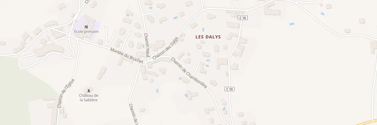 Plan du 1 Lot de Chambonniere à Anjou