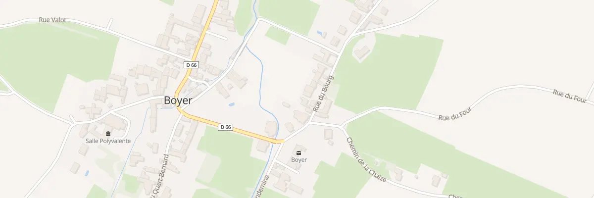Plan du 251 Rue du Bourg à Boyer