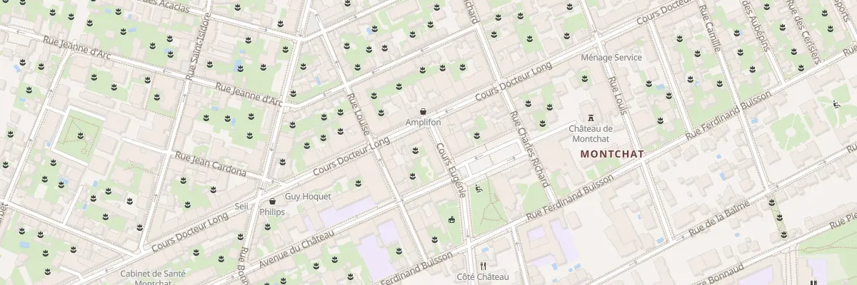 Plan du 4 Crs Eugénie à Lyon 3e Arrondissement