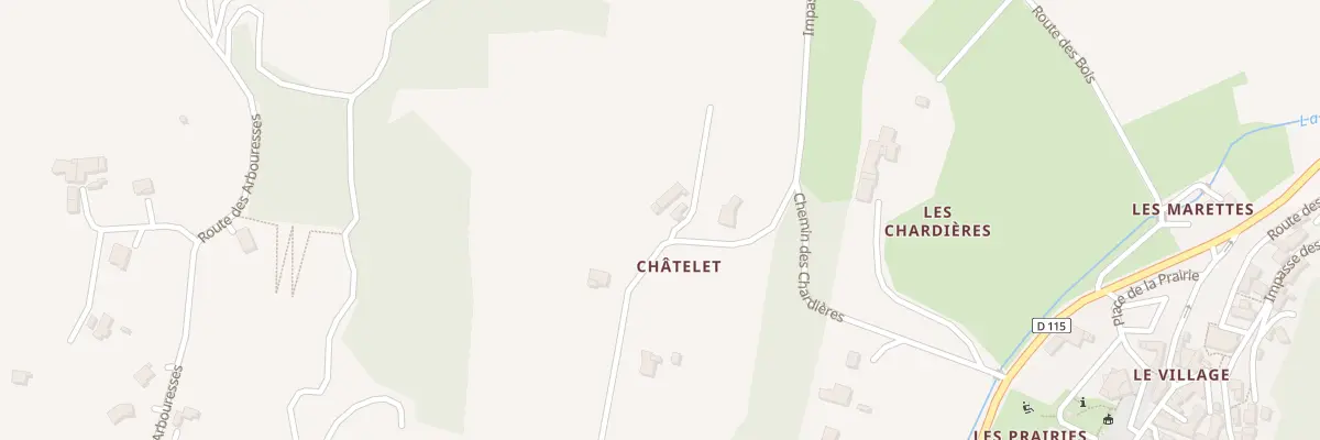 Plan du 380 Imp du Châtelet à Mercurol-Veaunes