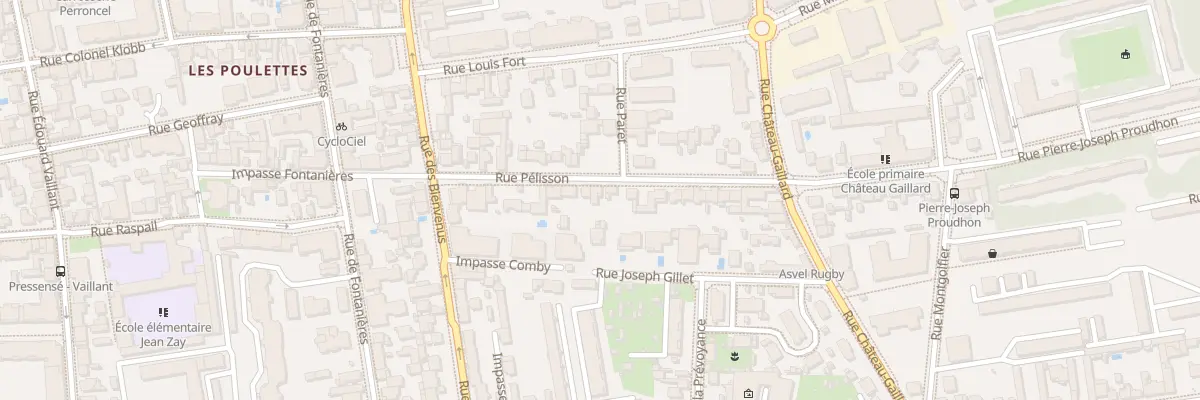 Plan du 18B Rue Pélisson à Villeurbanne