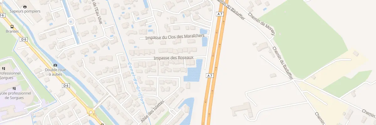 Plan du 35 Imp des Roseaux à Sorgues