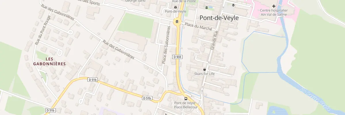 Plan du 24 Rue de la Poste à Pont-de-Veyle