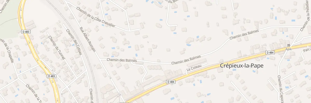 Plan du 17 Che des Balmes à Rillieux-la-Pape