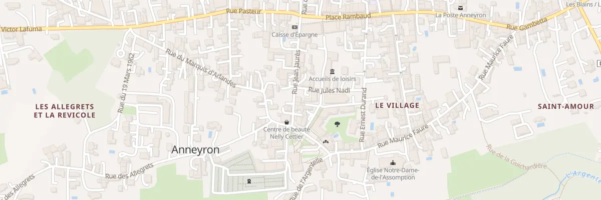 Plan du 15 Rue Jean Jaurès à Anneyron