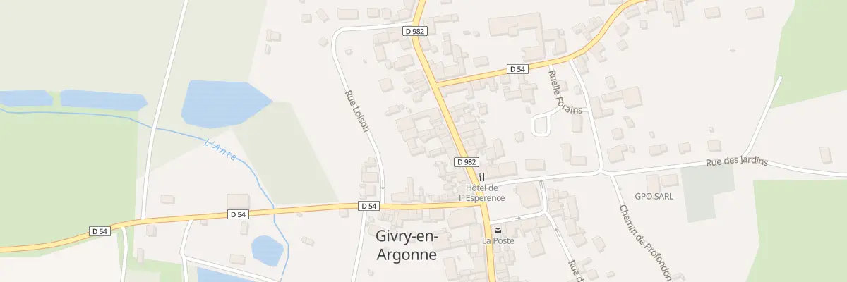 Plan du 15 Rue Eugene Delacroix à Givry-en-Argonne