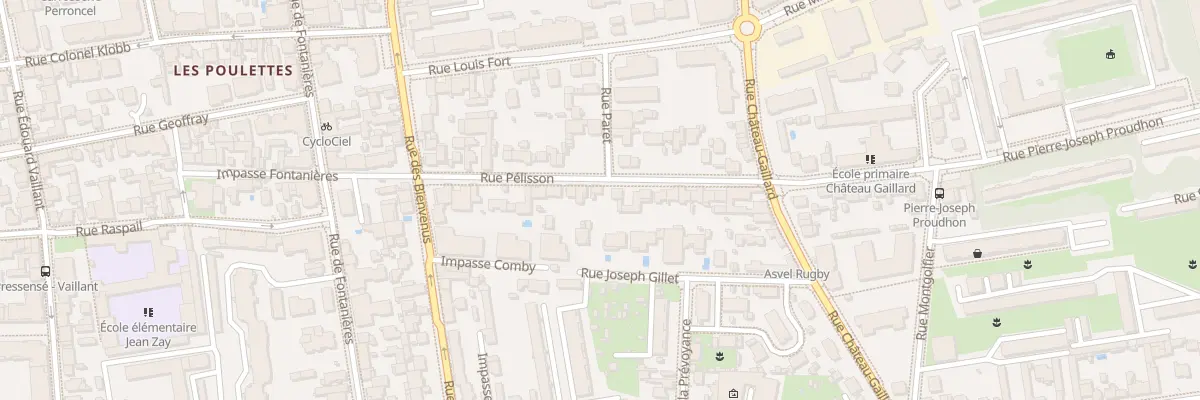 Plan du 20 Rue Pélisson à Villeurbanne