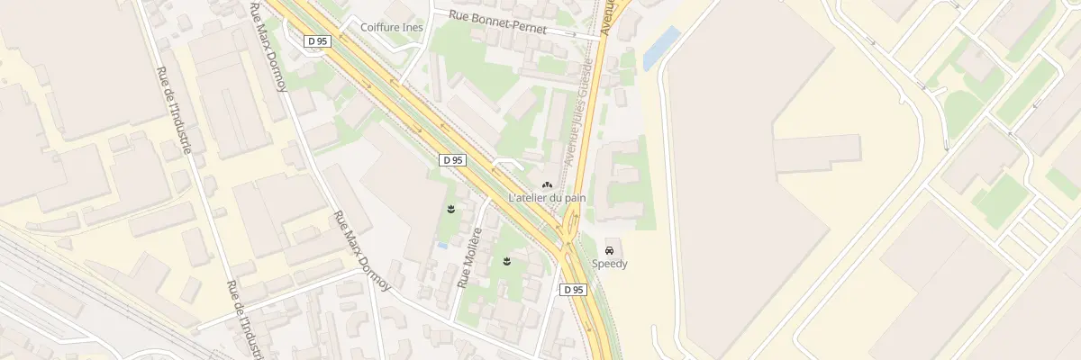 Plan du 122B Av Jules Guesde à Vénissieux