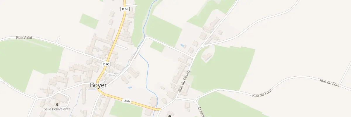 Plan du 323 Rue du Bourg à Boyer
