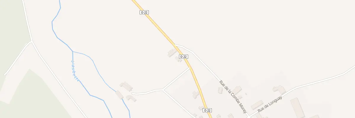 Plan du 1 Rte de la Vallée de l’Aubette à Lignerolles