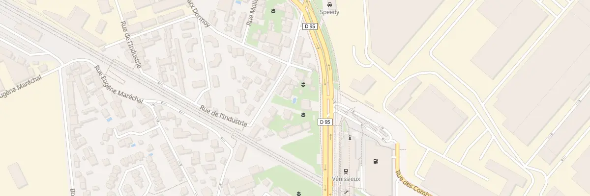 Plan du 7 Rue Raimu à Vénissieux