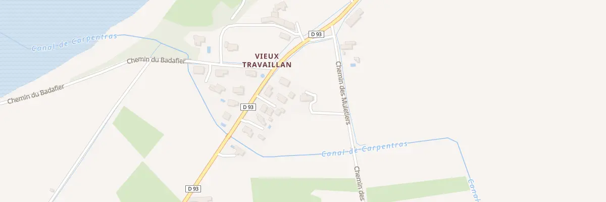 Plan du 5263F Grande Terre à Travaillan