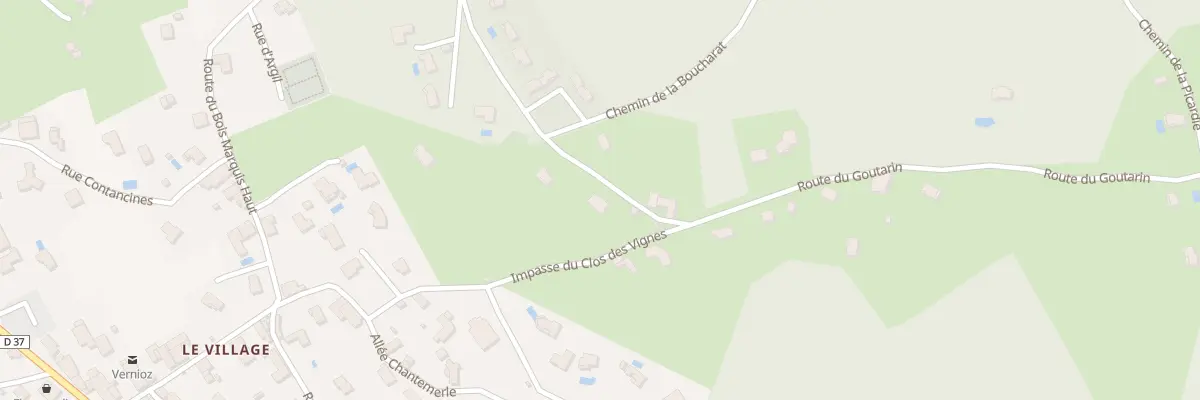 Plan du 5317 Goutarin à Vernioz