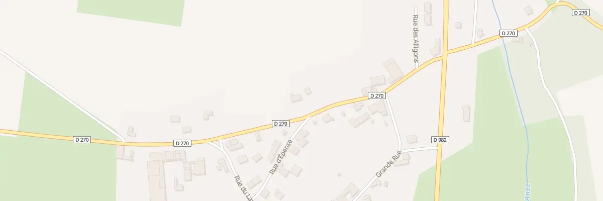 Plan du 8 Rte d’Epense à La Neuville-aux-Bois