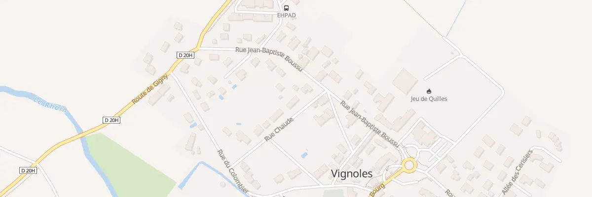 Plan du 2 Rue Chaude à Vignoles