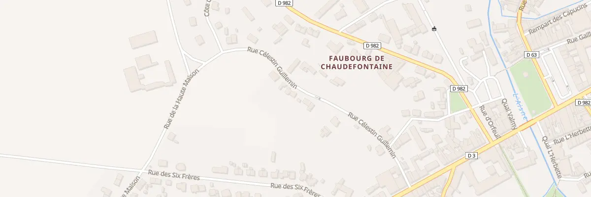 Plan du 6 Rue Célestin Guillemin à Sainte-Menehould