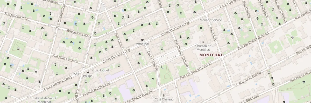 Plan du 3 Crs Eugénie à Lyon 3e Arrondissement