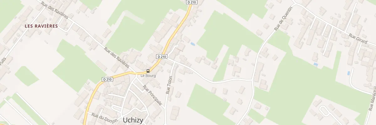 Plan du 67 Rue de Quentin à Uchizy
