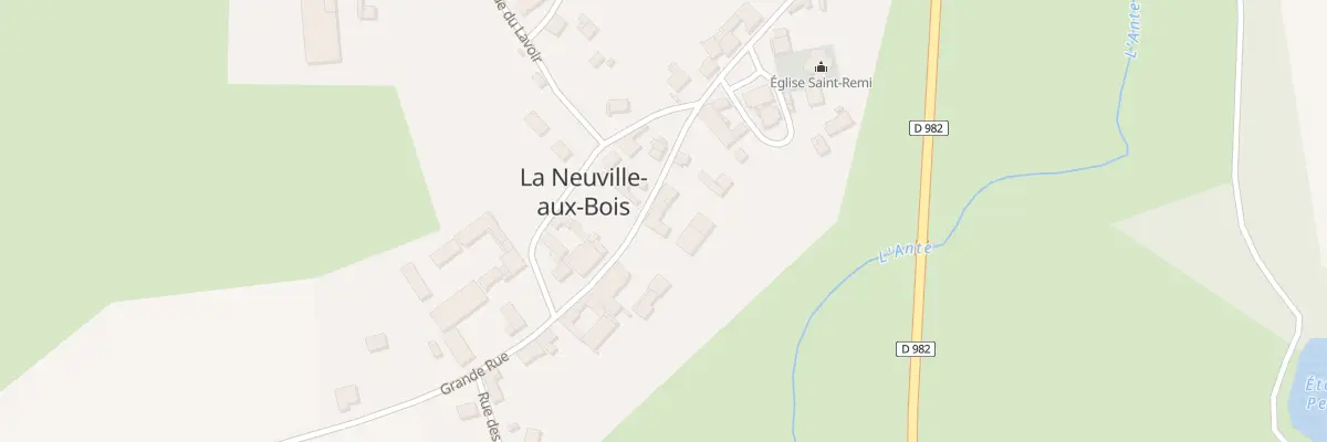 Plan du 11 Gr Grande Rue à La Neuville-aux-Bois