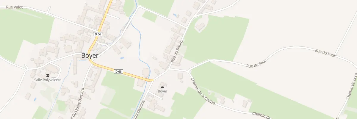 Plan du 260 Rue du Bourg à Boyer