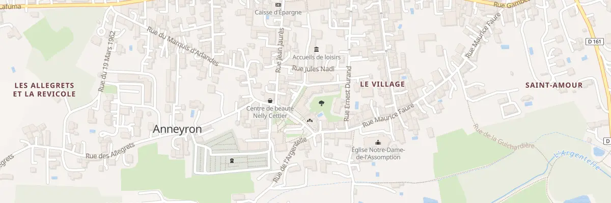 Plan du 2A Rue Paul Brottier à Anneyron