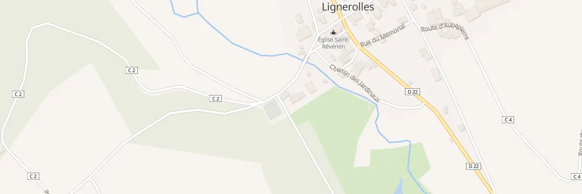 Plan du 3 Rte de la Chaume à Lignerolles