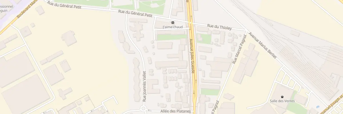 Plan du 44 Av Jules Guesde à Vénissieux