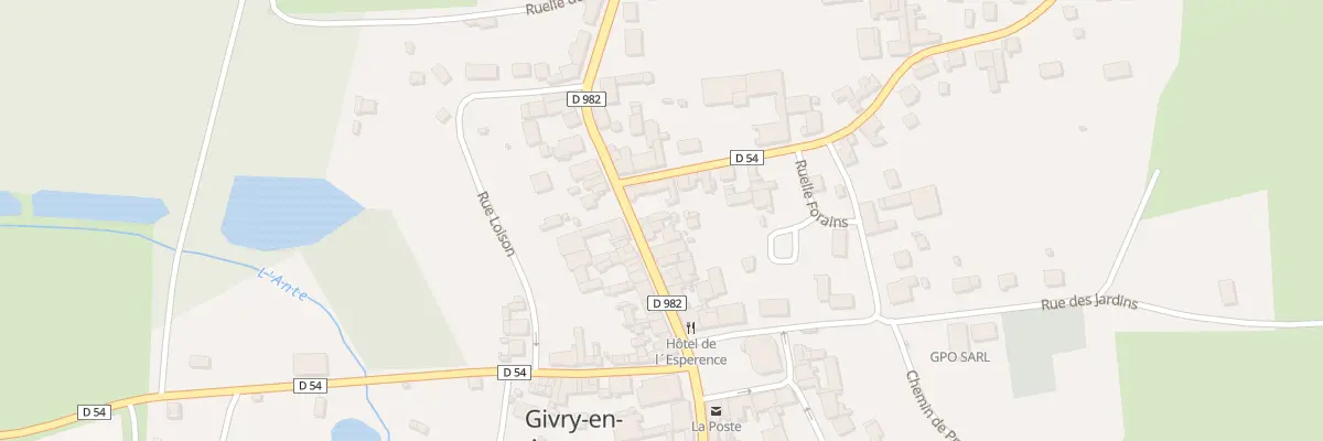 Plan du 18 Rue Eugene Delacroix à Givry-en-Argonne