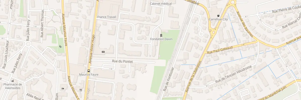 Plan du 5 Rue Albert Varnet à Valence