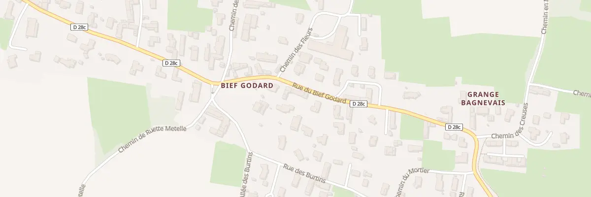 Plan du 347 Rue du bief godard à Crottet