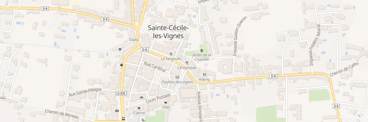 Plan du 18 Crs Maurice Trintignant à Sainte-Cécile-les-Vignes