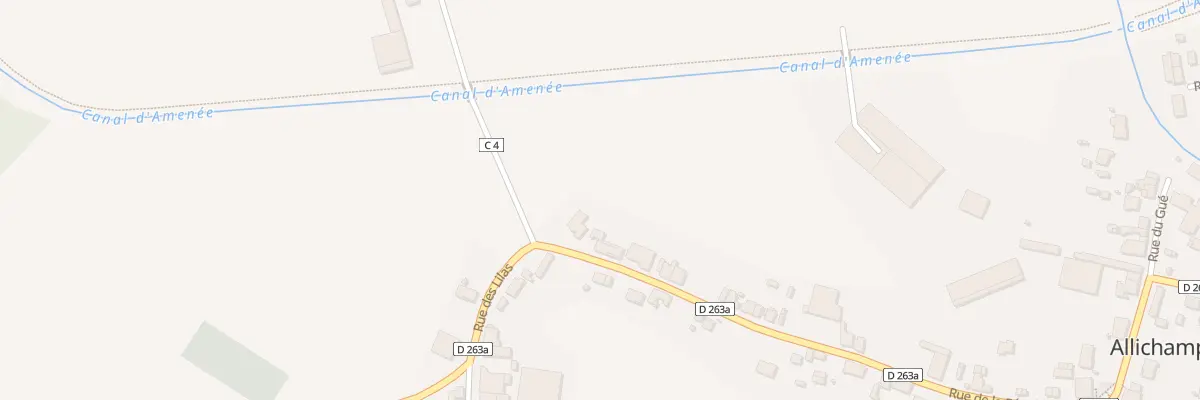 Plan du 23 Rue de la République à Allichamps