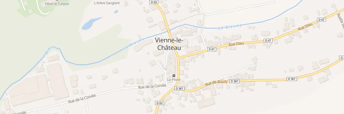 Plan du 72 Rue de la Croix à Vienne-le-Château
