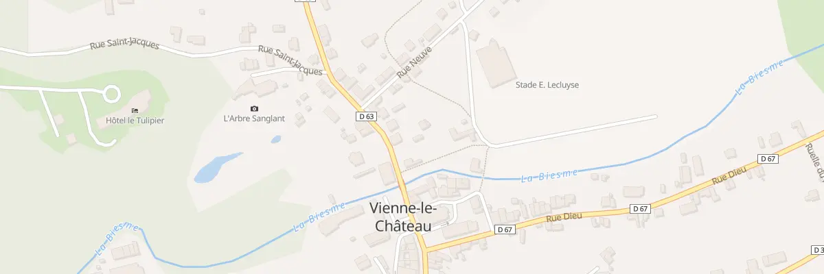 Plan du 50 Rue des Ponts à Vienne-le-Château