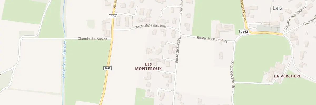 Plan du 82 En Sarafret à Laiz