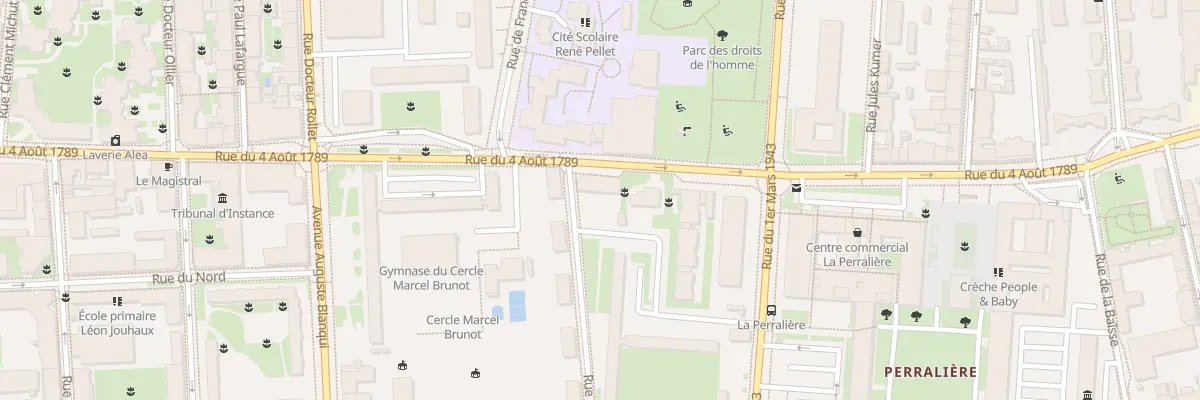 Plan du 130 Rue du Quatre Aout à Villeurbanne