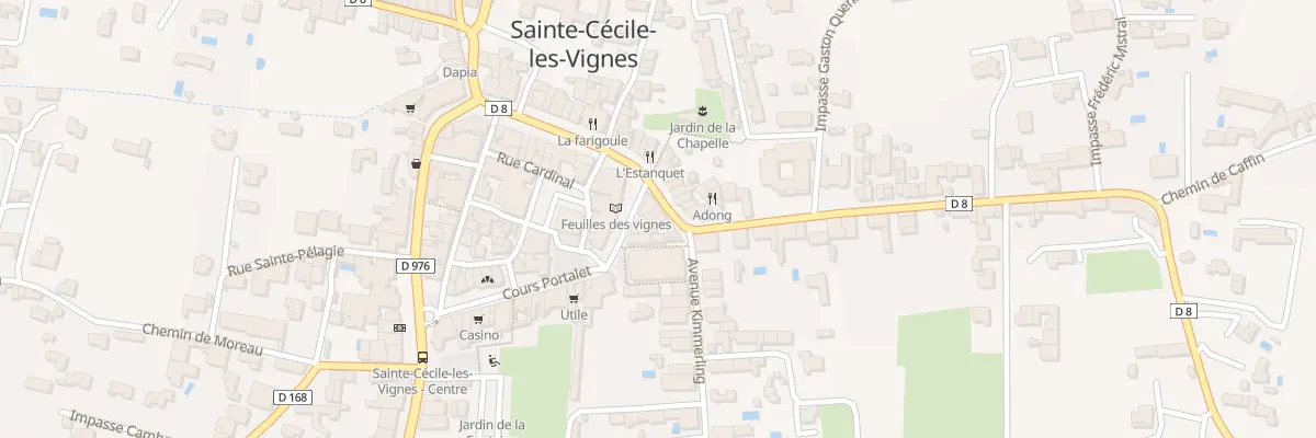 Plan du 5 Crs Maurice Trintignant à Sainte-Cécile-les-Vignes